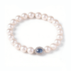 Saphira Halo Pearl Bracelet
