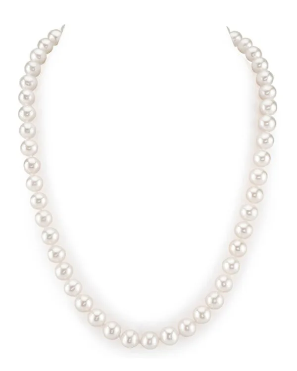 Classic White Freshwater Pearl Necklace