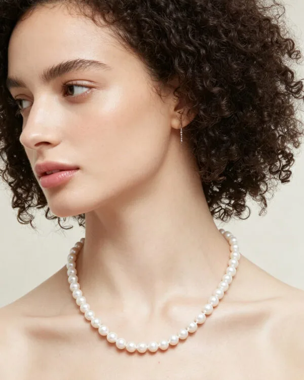 Classic White Freshwater Pearl Necklace