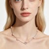 18K Gold Pearl Tincup Necklace