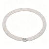 Triple Strand White Freshwater Pearl Necklace