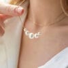 14K Gold Tincup Celeste Necklace